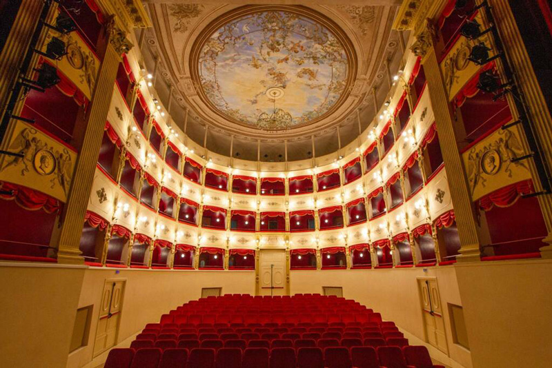 Interno del Teatro degli Impavidi